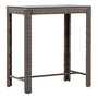 Voir la diapositive 1 : Paris Prix Table de Bar de Jardin  Alo  110cm Gris
