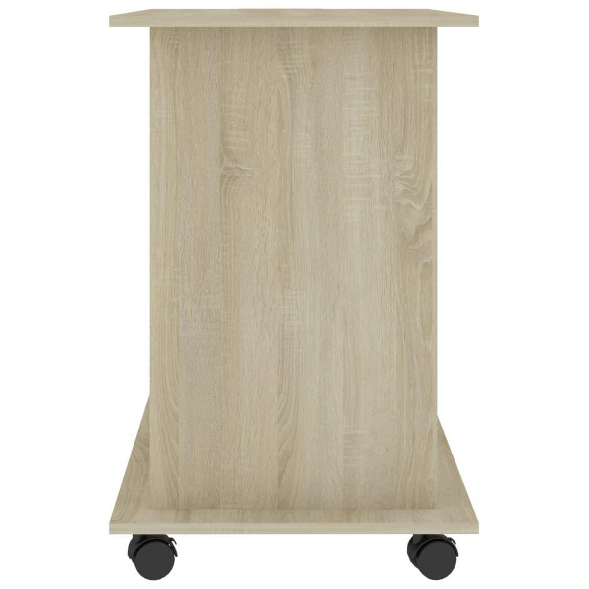 VIDAXL Bureau d'ordinateur Chene sonoma 80x50x75 cm Bois d'ingenierie