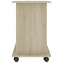 Voir la diapositive 5 : VIDAXL Bureau d'ordinateur Chene sonoma 80x50x75 cm Bois d'ingenierie
