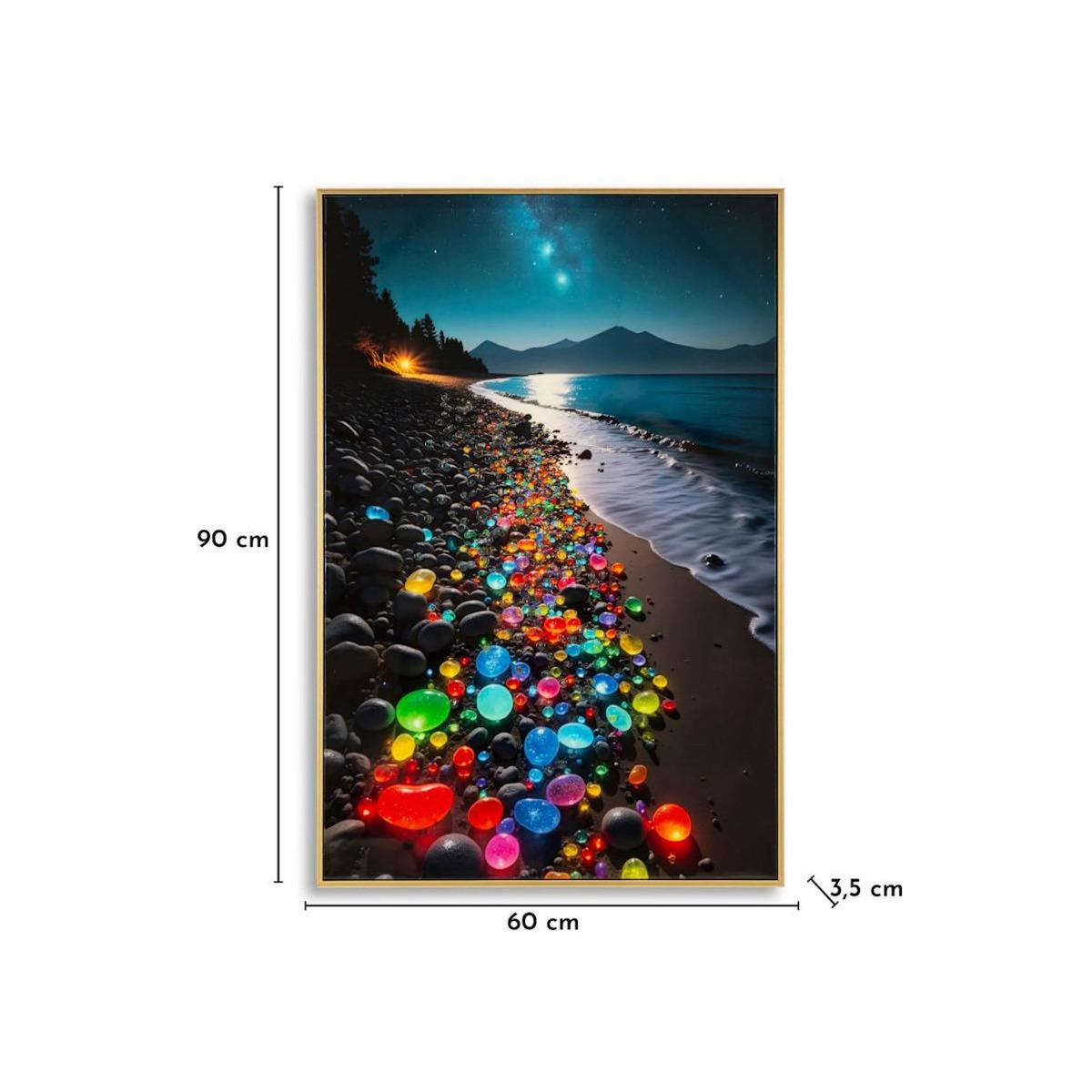 Paris Prix Tableau Imprimé  Colors II  60x90cm Multicolore