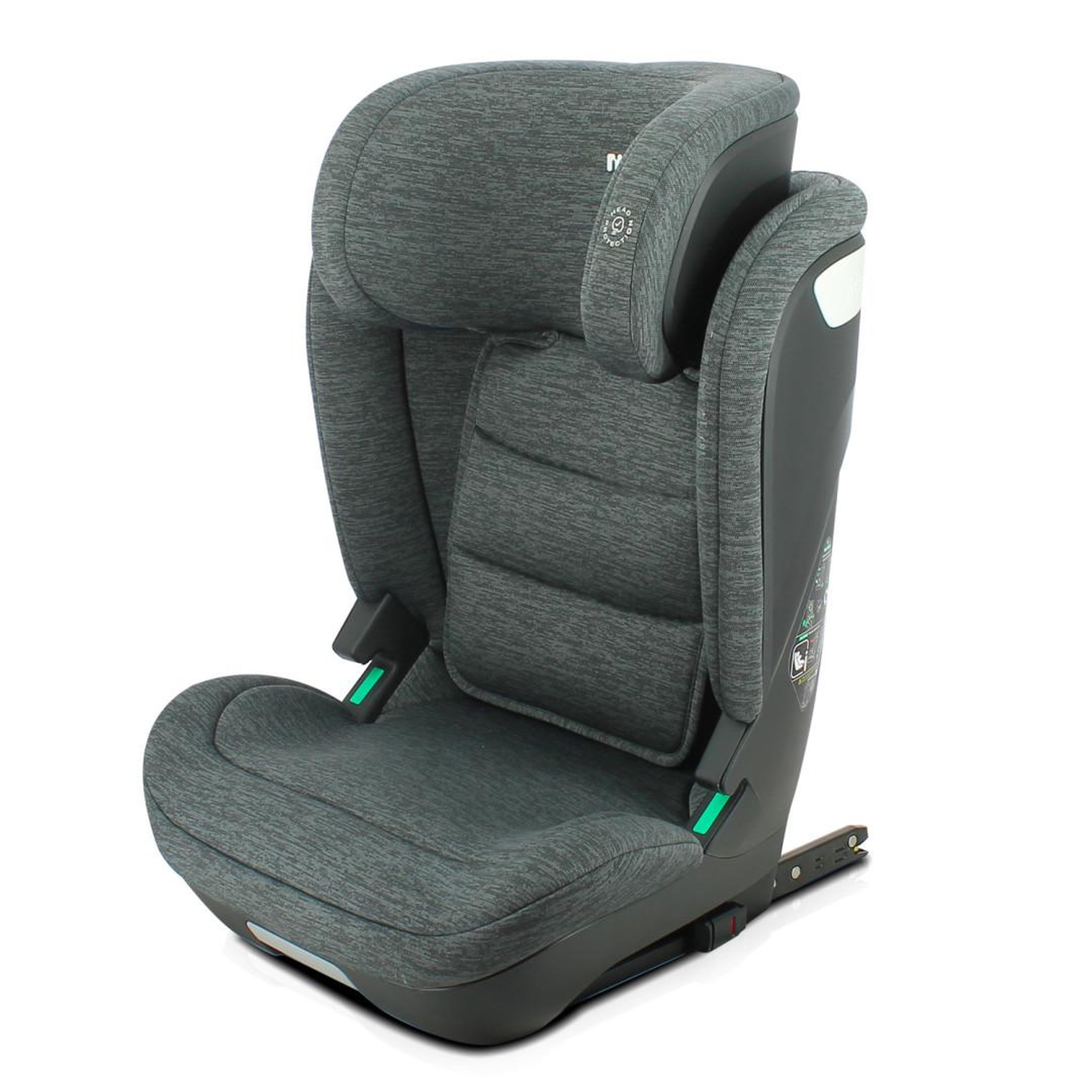 NANIA Migo Siège auto réhausseur enfant Mylo inclinable ISOFIX I-size 100-150cm- groupe 2/3 (15-36kg)- Fixations Isofix ou ceinturé