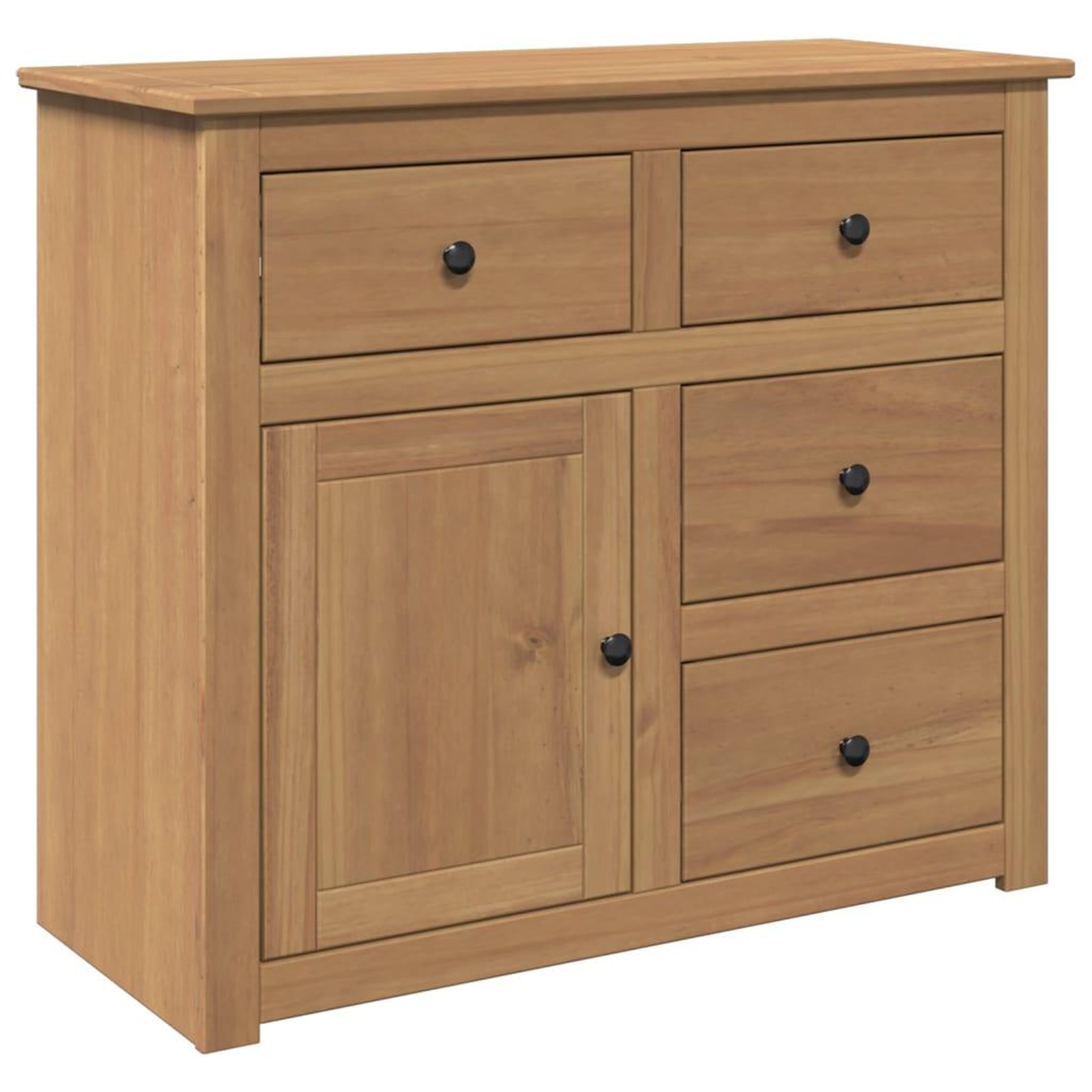 Voir la diapositive 2 : VIDAXL Buffet avec tiroirs Panama 93x40x80 cm bois massif de pin
