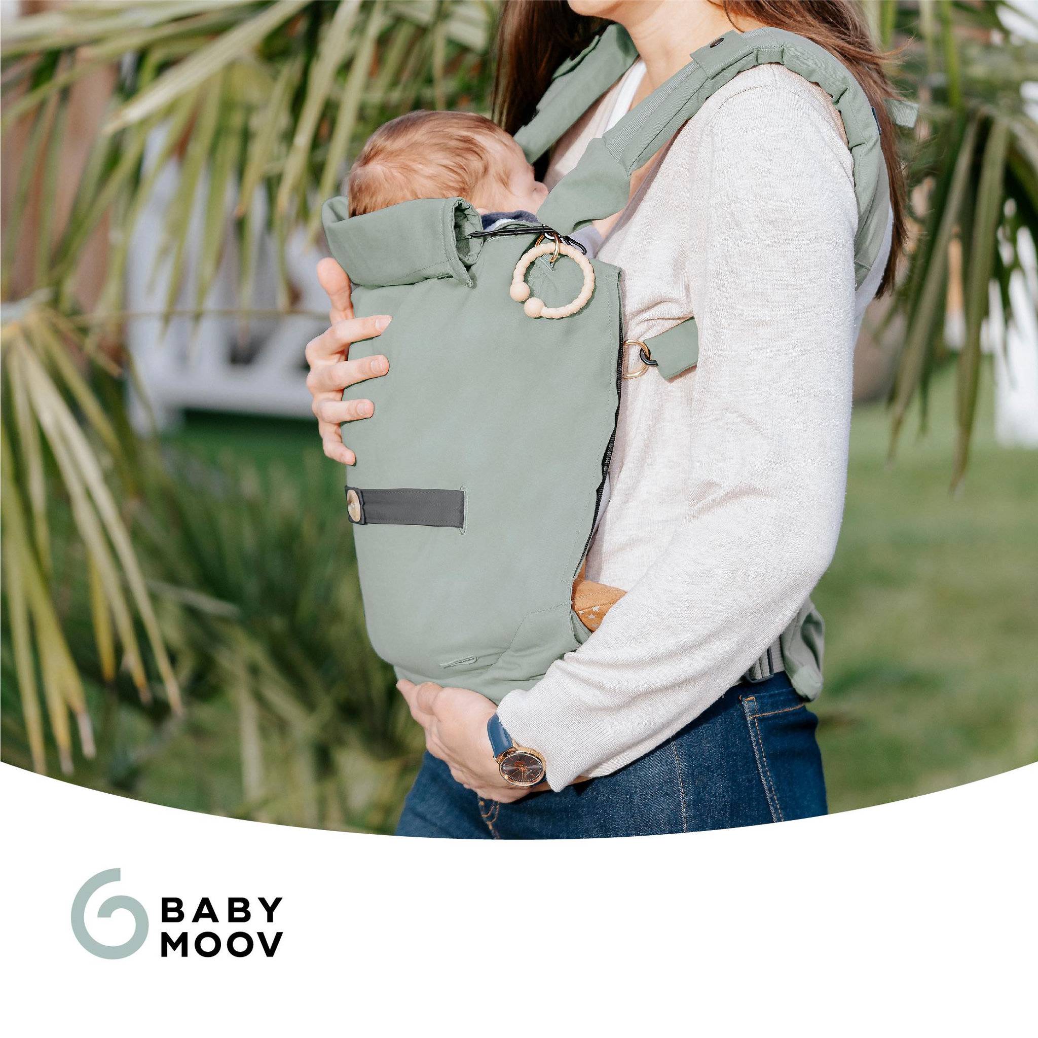 Voir la diapositive 6 : BABYMOOV Réducteur pour Porte-bébé MOOV & BOOST Babymoov - Système d'attache - Adapté Nouveau-né