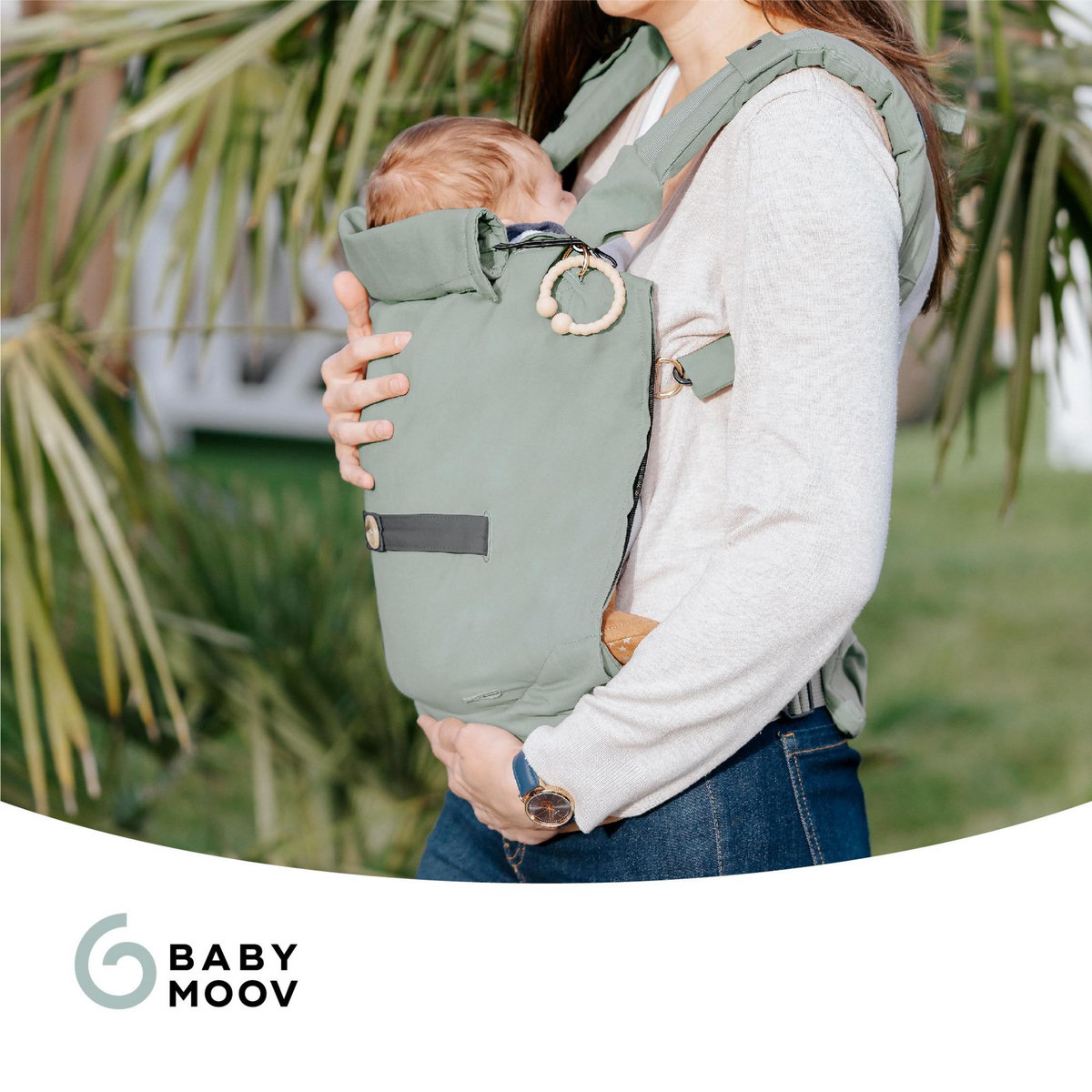 BABYMOOV Réducteur pour Porte-bébé MOOV & BOOST Babymoov - Système d'attache - Adapté Nouveau-né