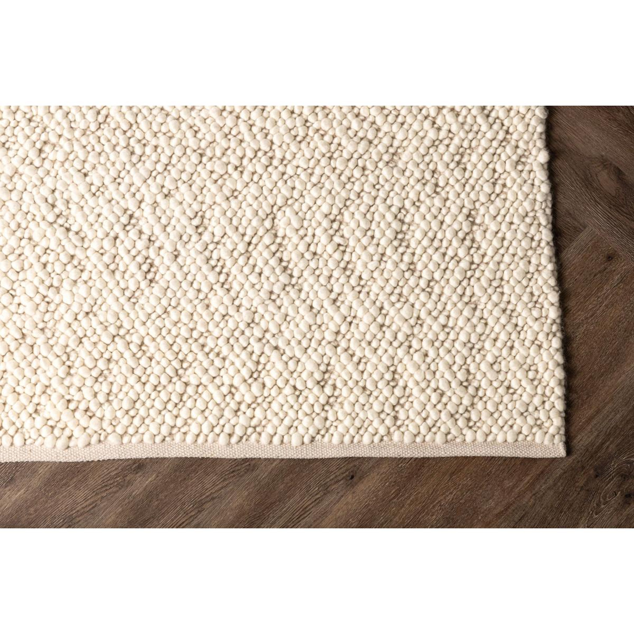 Voir la diapositive 3 : Paris Prix Tapis déco en laine  jajru  200x300cm blanc