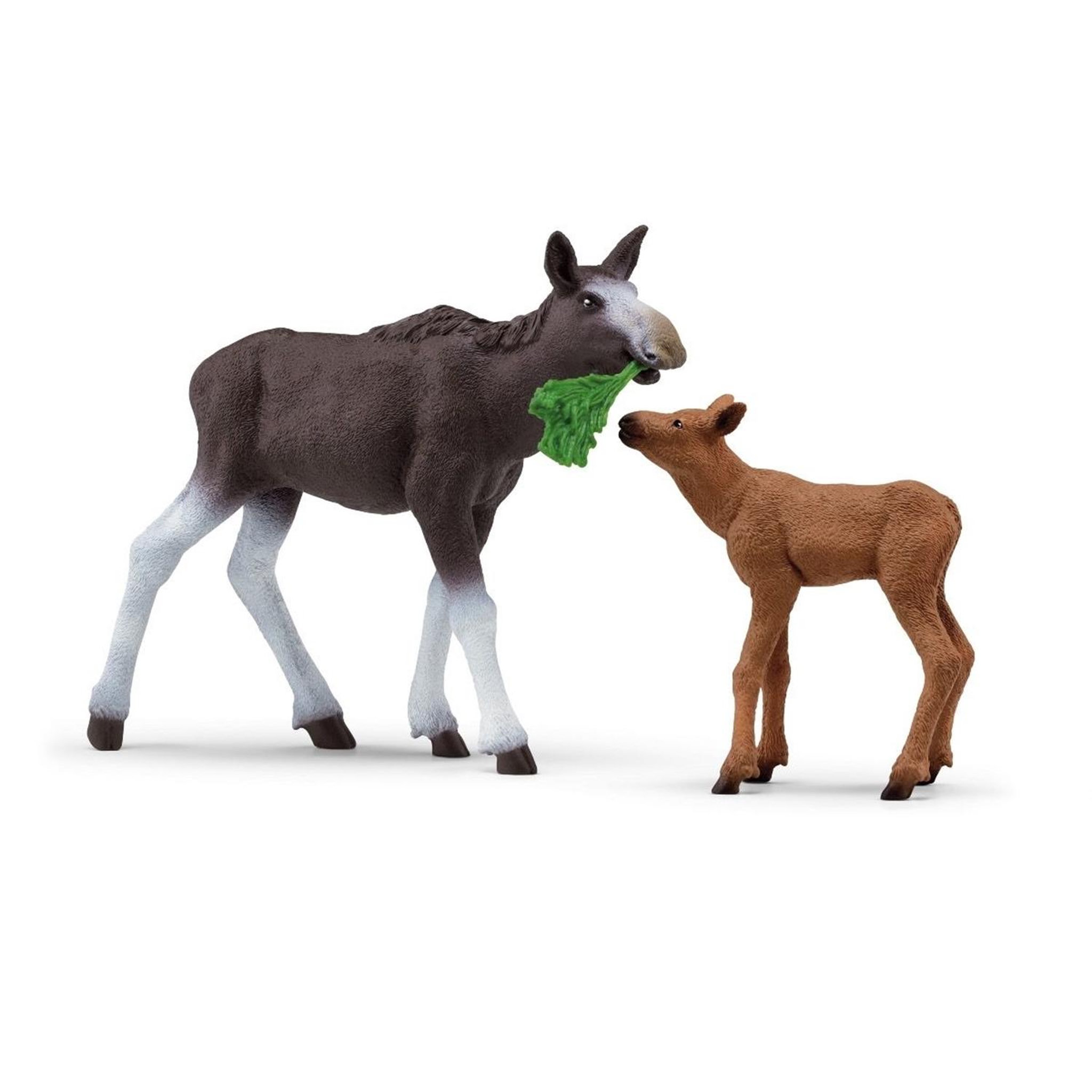 Voir la diapositive 2 : Schleich Wild Life Élan Femelle avec Veau
