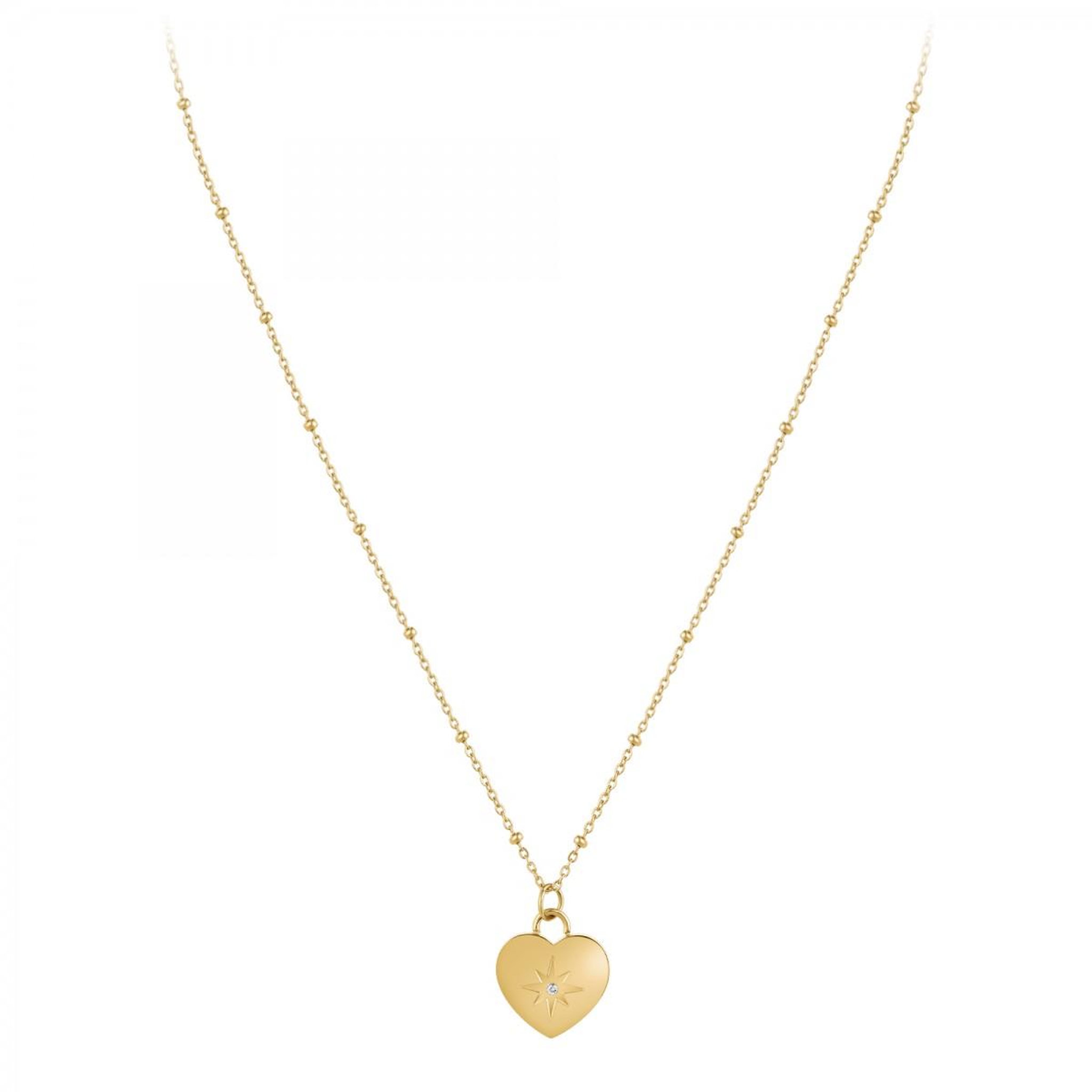 Voir la diapositive 3 : SC BOHEME Collier coeur par SC Bohème orné d'un véritable diamant blanc