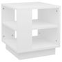 Voir la diapositive 2 : VIDAXL Table basse Blanc 40x40x43 cm Bois d ingénierie