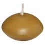 Voir la diapositive 2 : COMPTOIR DE LA BOUGIE Lot de 6 Bougies Flottantes  Basic  4,5cm Jaune