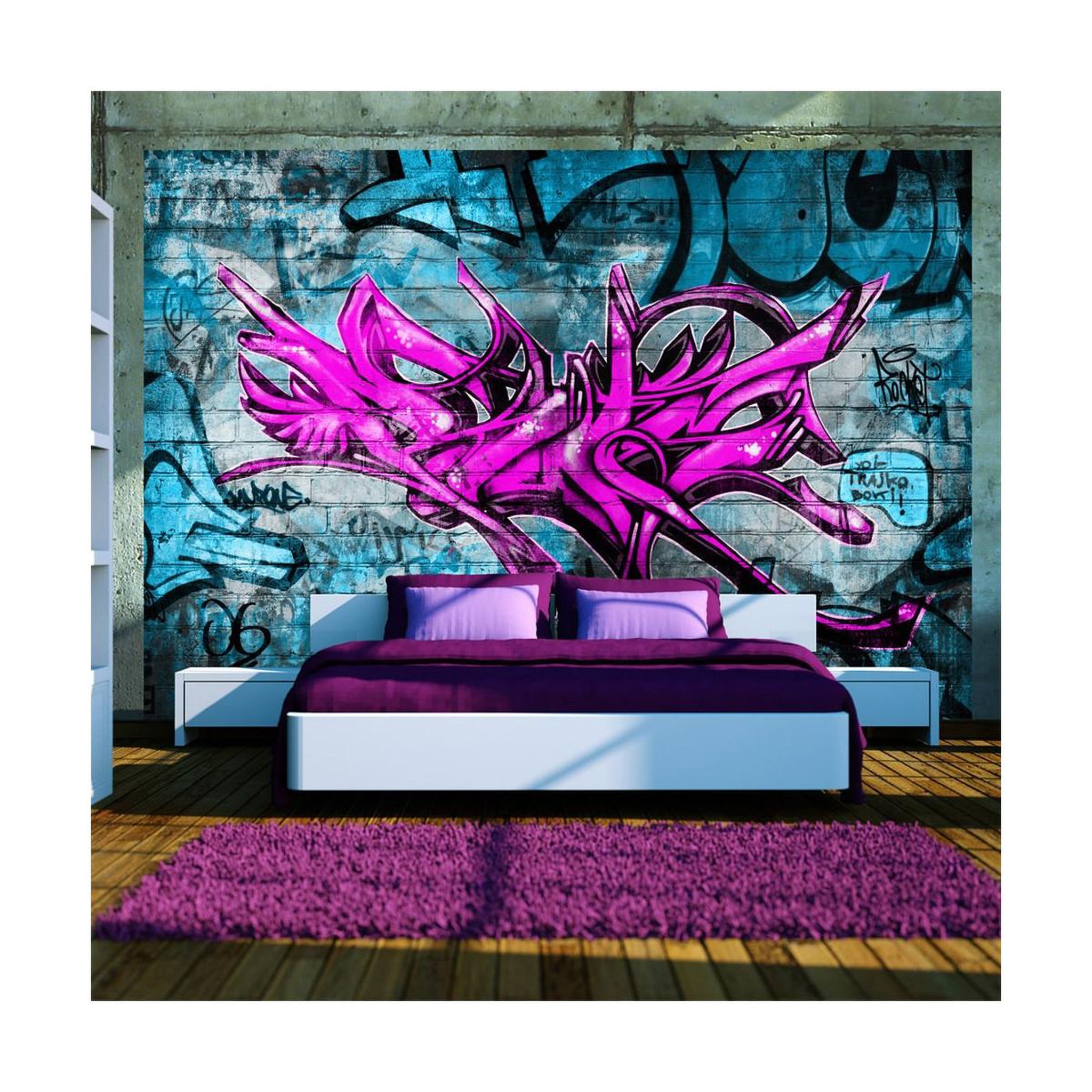 Voir la diapositive 1 : Paris Prix Papier Peint  Anonymous Graffiti