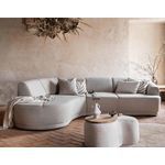 BEST MOBILIER Siena - canapé d'angle gauche - 5 places - en tissu. Coloris disponibles : Vert