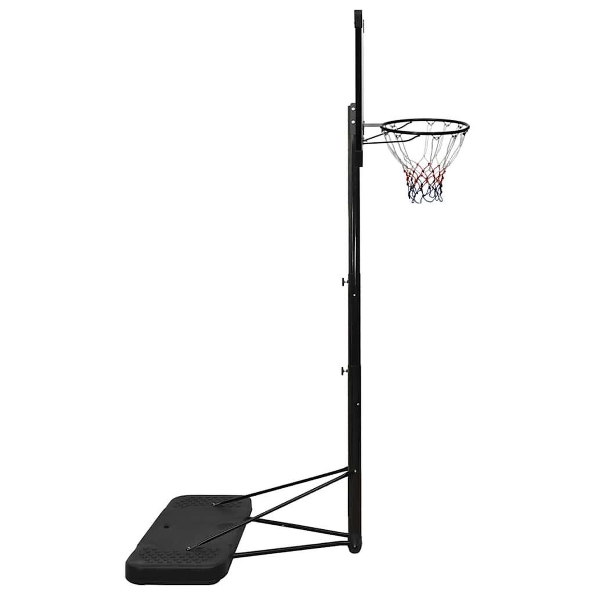 Voir la diapositive 3 : VIDAXL Support de basket-ball transparent 256-361 cm polycarbonate