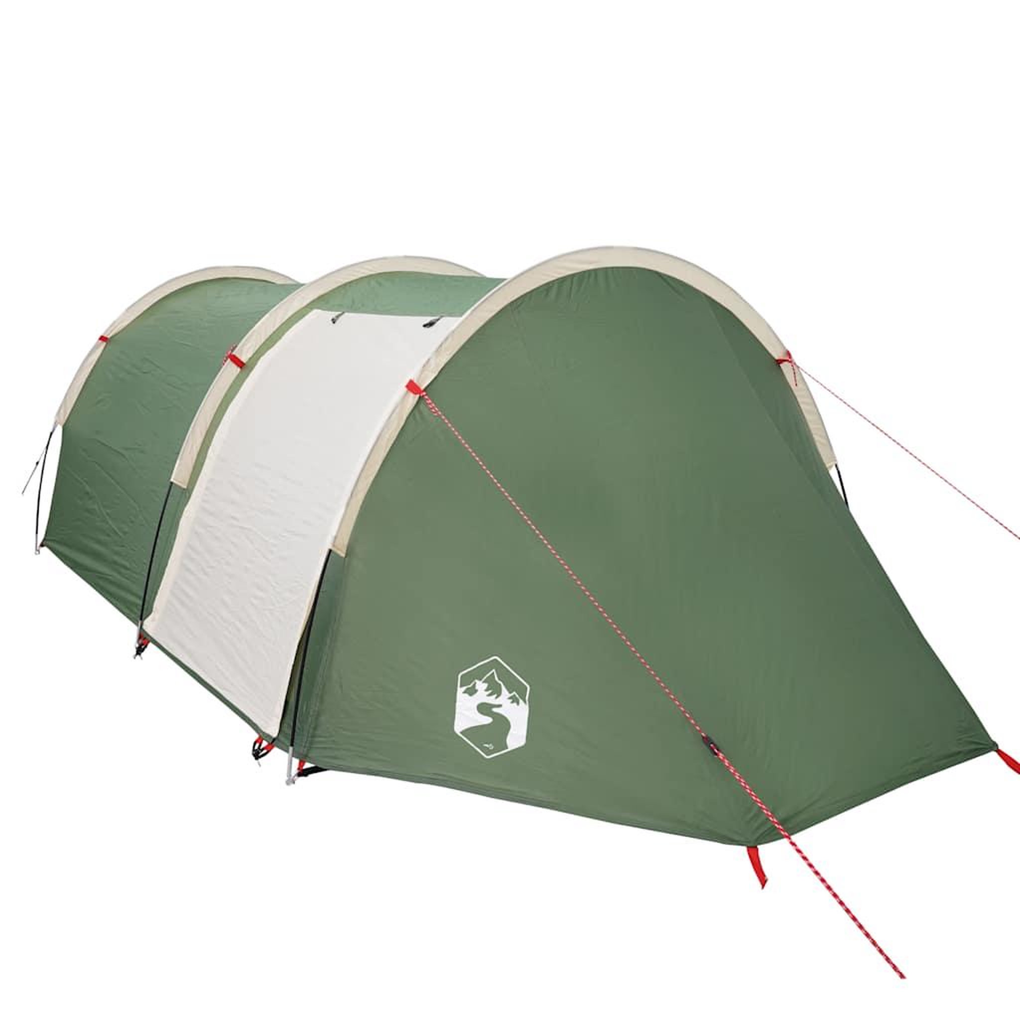 Voir la diapositive 5 : VIDAXL Tente de camping tunnel 4 personnes vert impermeable