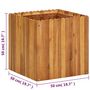 Voir la diapositive 6 : VIDAXL Lit sureleve de jardin 50x50x50 cm Bois massif d'acacia