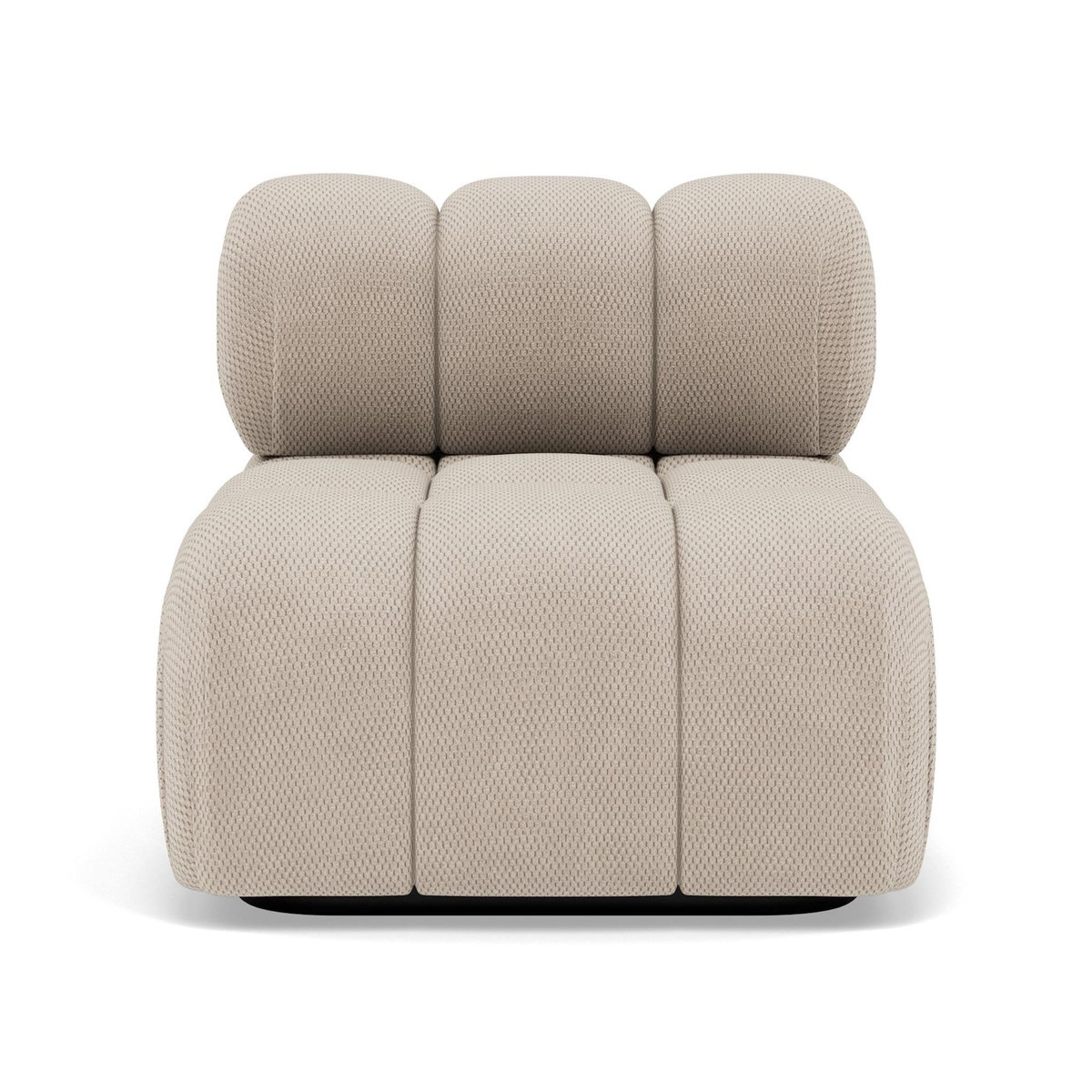 LISA DESIGN Ruby - module d'assise en velours texturé