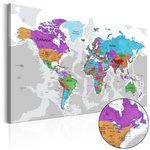 Paris Prix Tableau Imprimé  Territory of Colours. Coloris disponibles : Multicolore