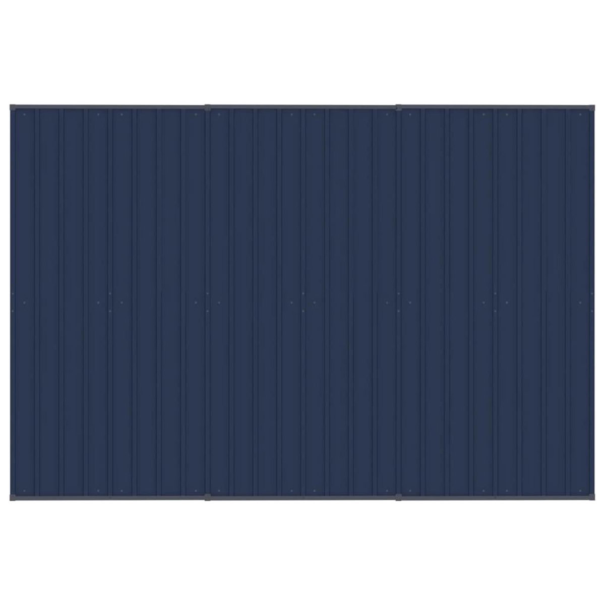 VIDAXL Chenil d'exterieur avec toit pour chiens Acier 5,53 m²