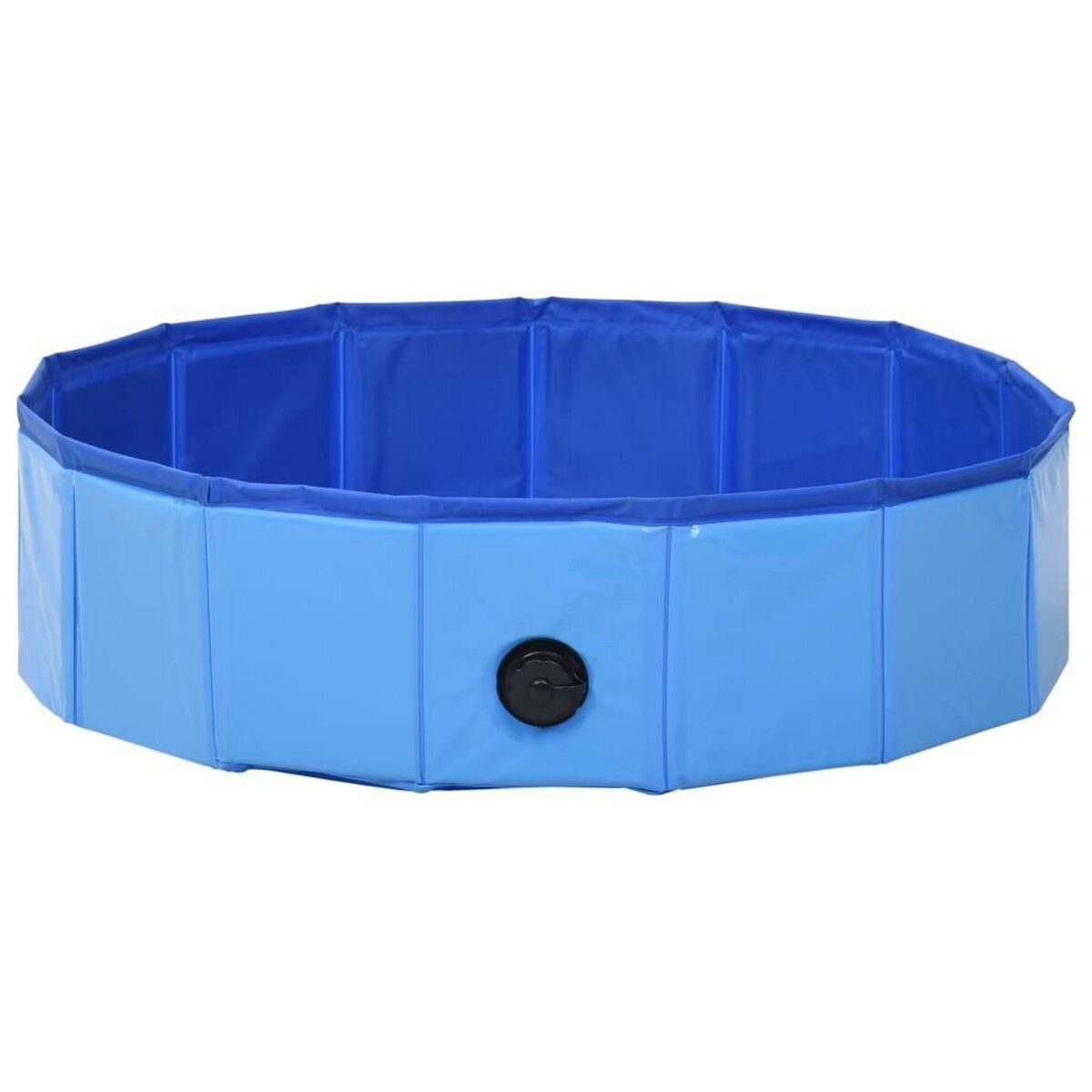 VIDAXL Piscine pliable pour chiens Bleu 80x20 cm PVC