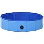 Voir la diapositive 4 : VIDAXL Piscine pliable pour chiens Bleu 80x20 cm PVC