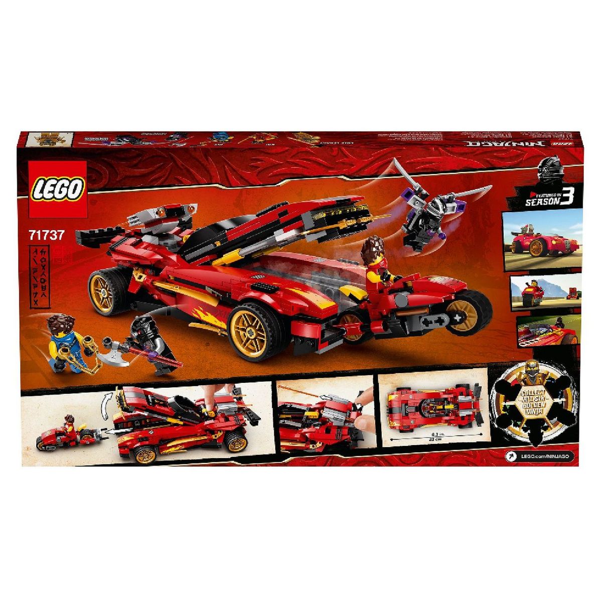 LEGO Ninjago 71737 - Le Chargeur Ninja X-1