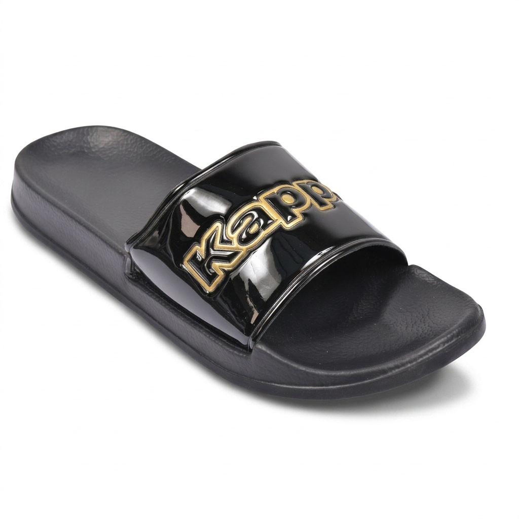 Voir la diapositive 1 : KAPPA KAPPA Claquette Femme Piscine Glitter Glossy Léopard