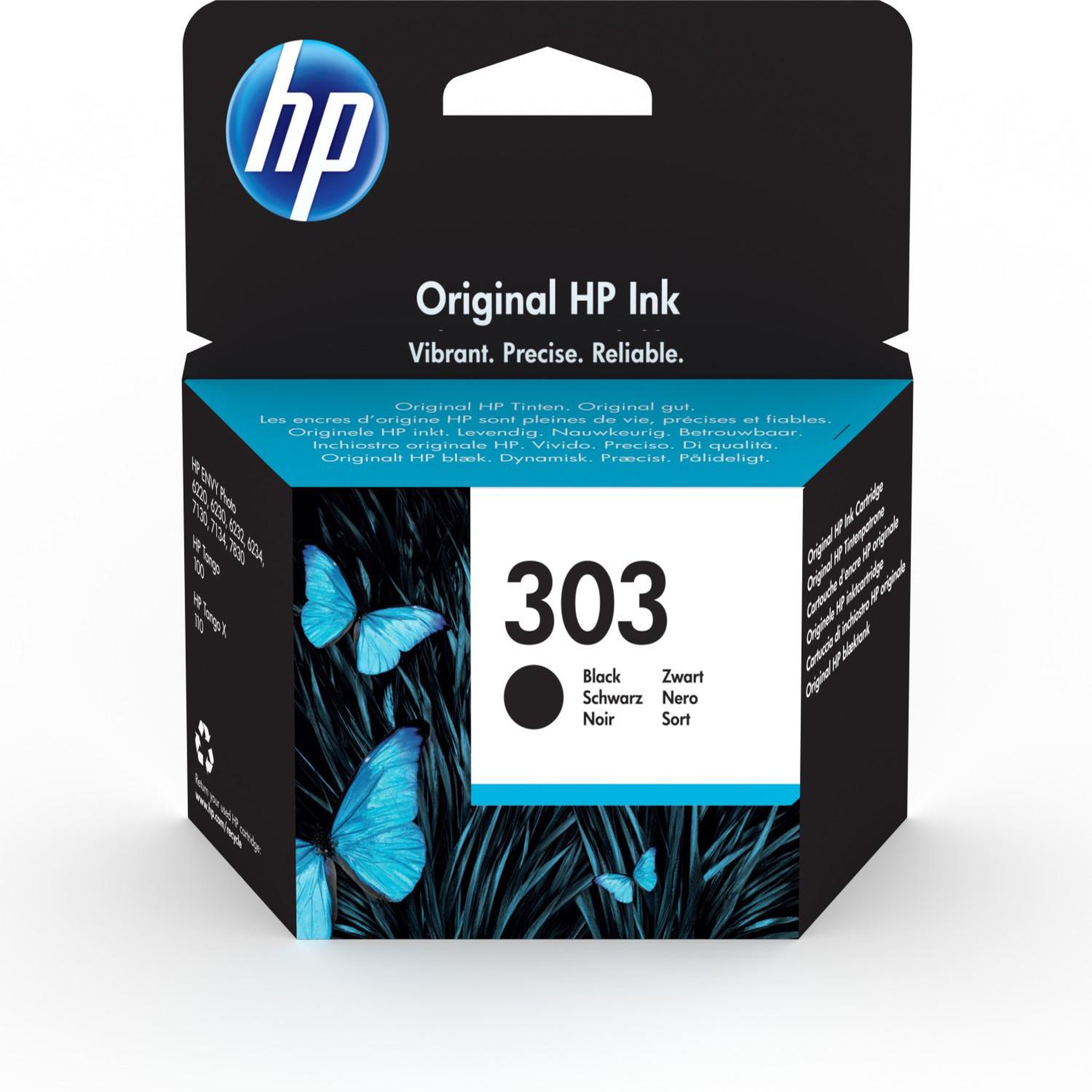 Voir la diapositive 2 : HP Cartouche d'encre HP 303 Noir Original 4 ml