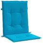 Voir la diapositive 5 : VIDAXL Coussins de chaise de jardin a dossier bas lot de 2 bleu