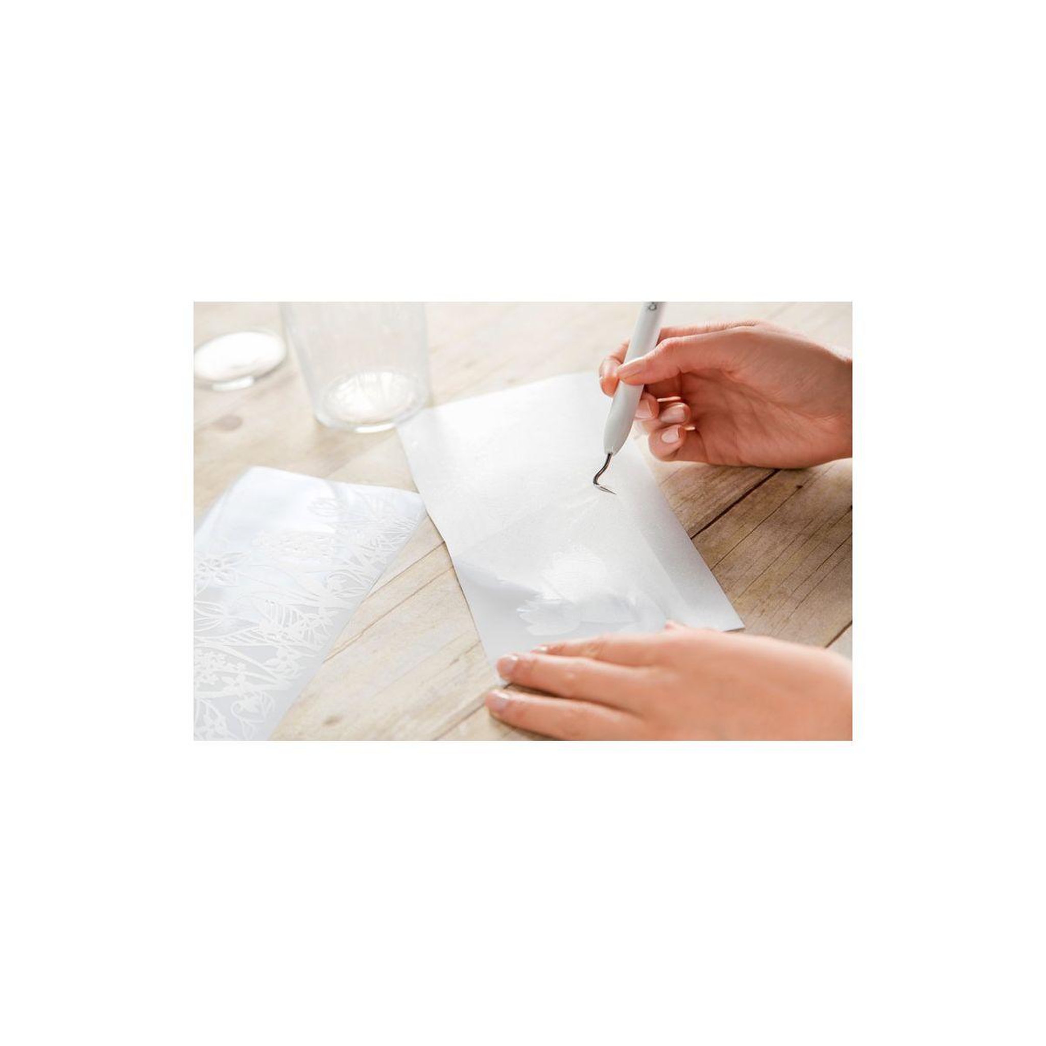 Voir la diapositive 3 : CRICUT Accessoire bande adhesive de transfert. 1.20m