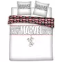Dc Comics Spiderman - Parure de Lit Coton Double Réversible Marvel - Housse de Couette 220x240 Taies 65x65 cm