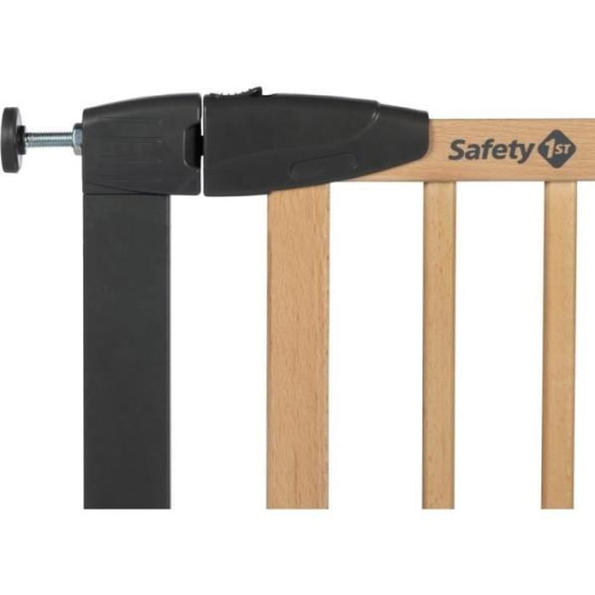 Voir la diapositive 3 : SAFETY 1ST Safety 1st simply close wood & meta, pression, 73-80 cm (max. 94cm), sans vis ni perçage, ouverture d'une main, bois et graphit