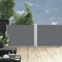 Voir la diapositive 3 : VIDAXL Auvent lateral retractable Anthracite 100 x 1000 cm