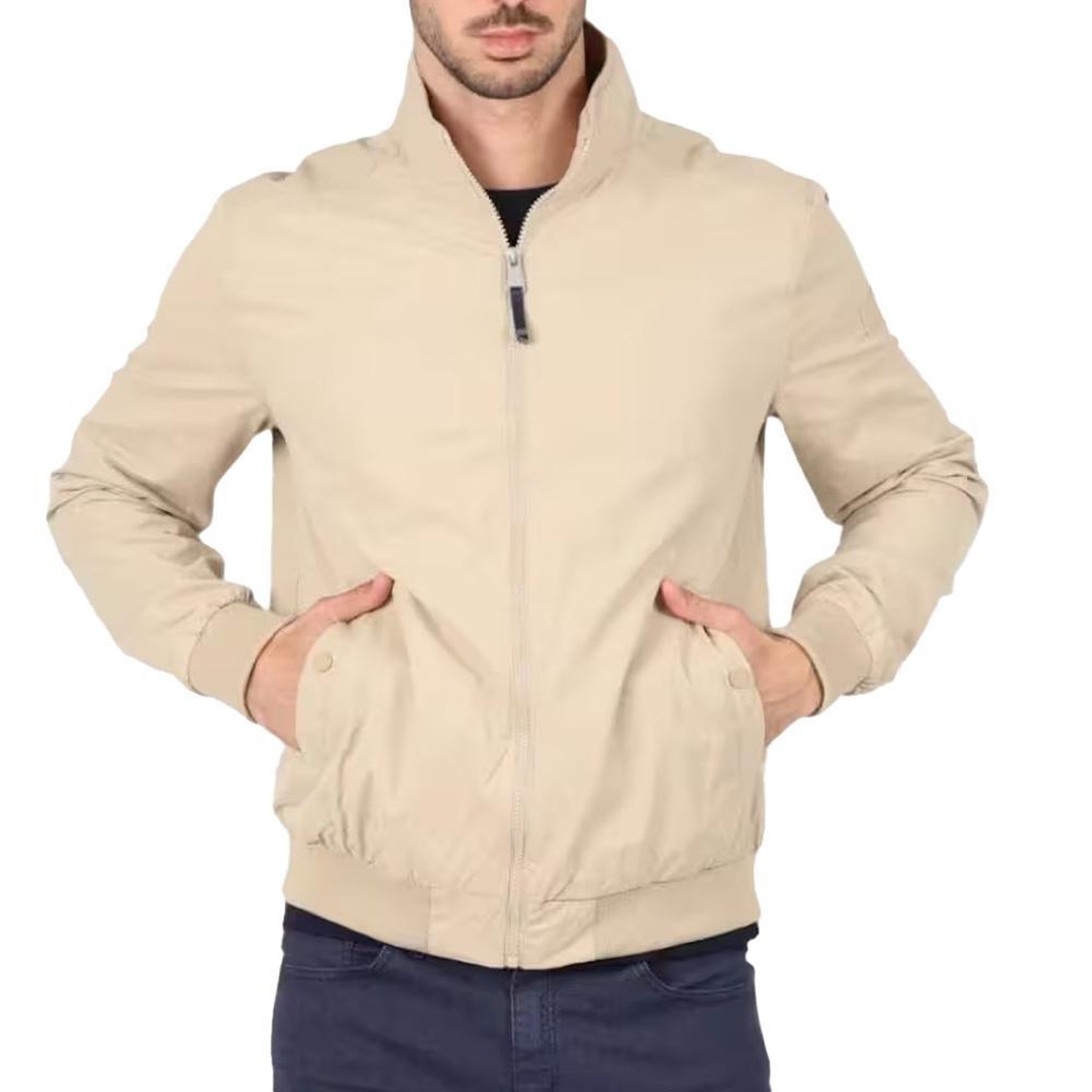 Voir la diapositive 1 : TBS Blouson Beige Homme TBS BASYM