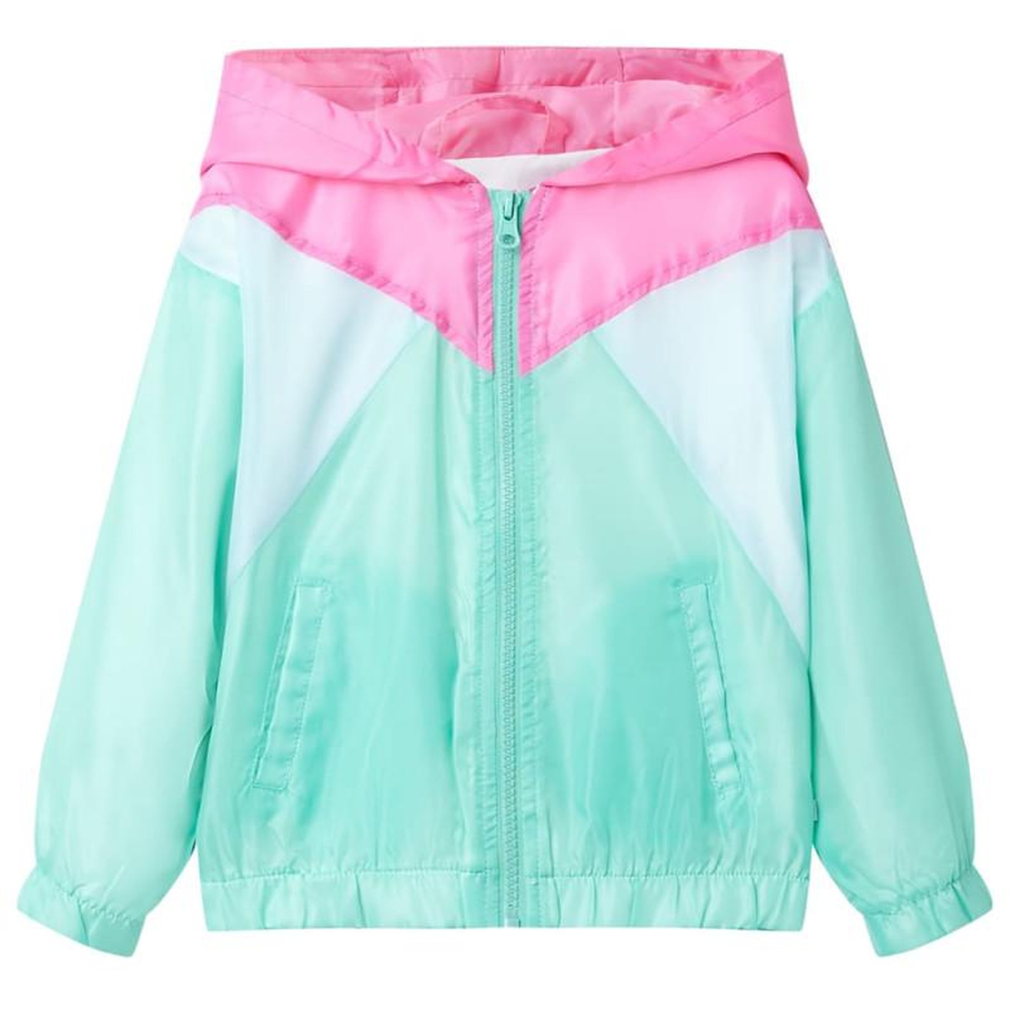 VIDAXL Veste à capuche avec fermeture éclair pour enfants multicolore 116