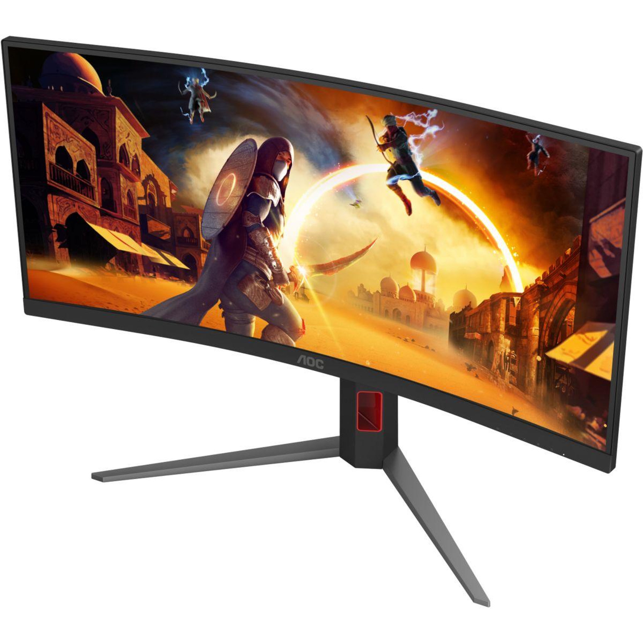 Voir la diapositive 5 : AOC Ecran PC Gamer CU34G4 34  Incurvé 1500R UWQHD 180Hz Fast VA HDR10 Adaptive-Sync