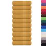 Voir la diapositive 2 : VIDAXL Serviettes de bain 10 pcs doré 100x150 cm 360 g m² 100% coton