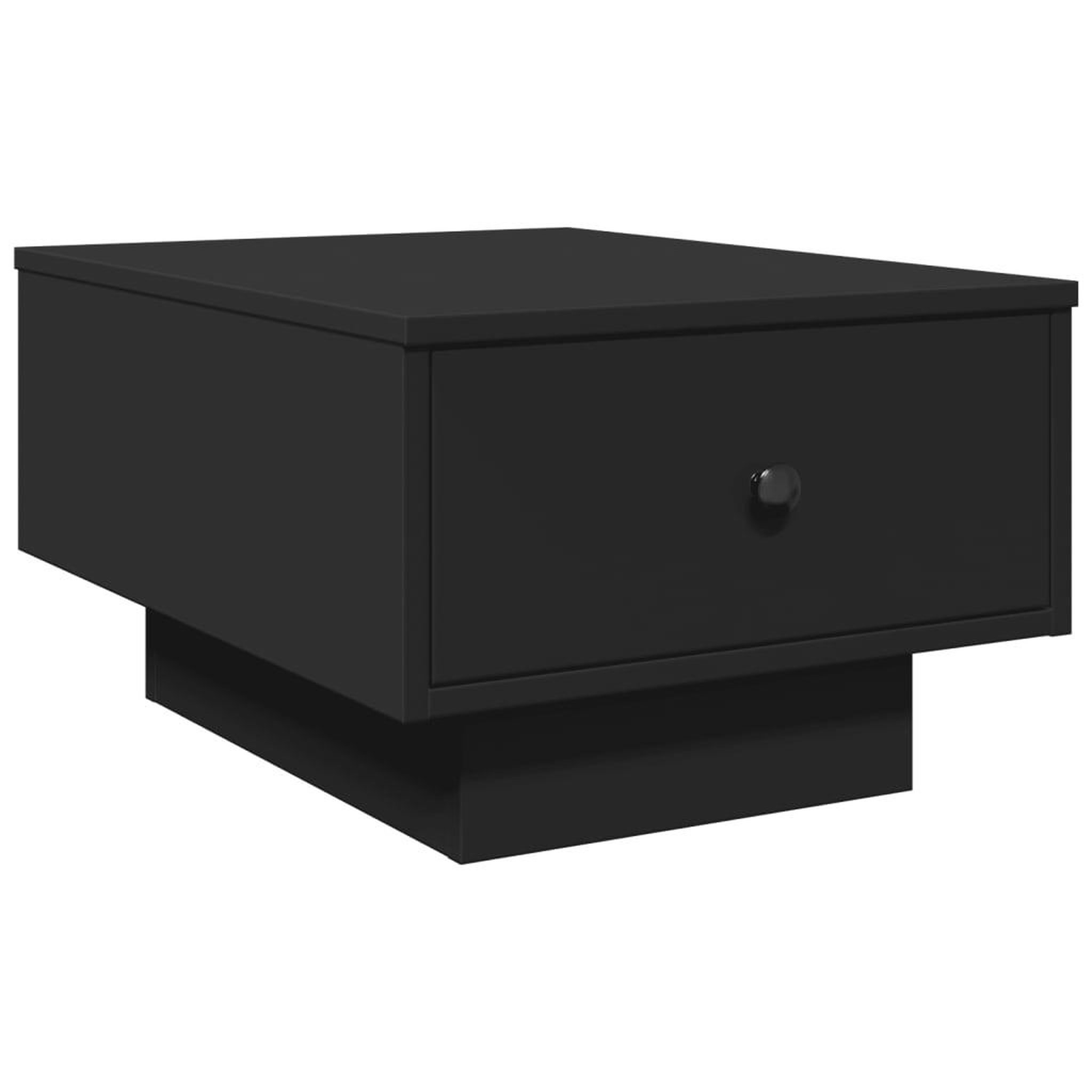 Voir la diapositive 2 : VIDAXL Table basse noir 60x45x31 cm bois d'ingenierie