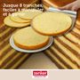 Voir la diapositive 4 : ZENKER Ensemble de 2 Cercles à pâtisserie pour trancher les gâteaux en étages 26 à 28 cm Zenker Smart Pastry
