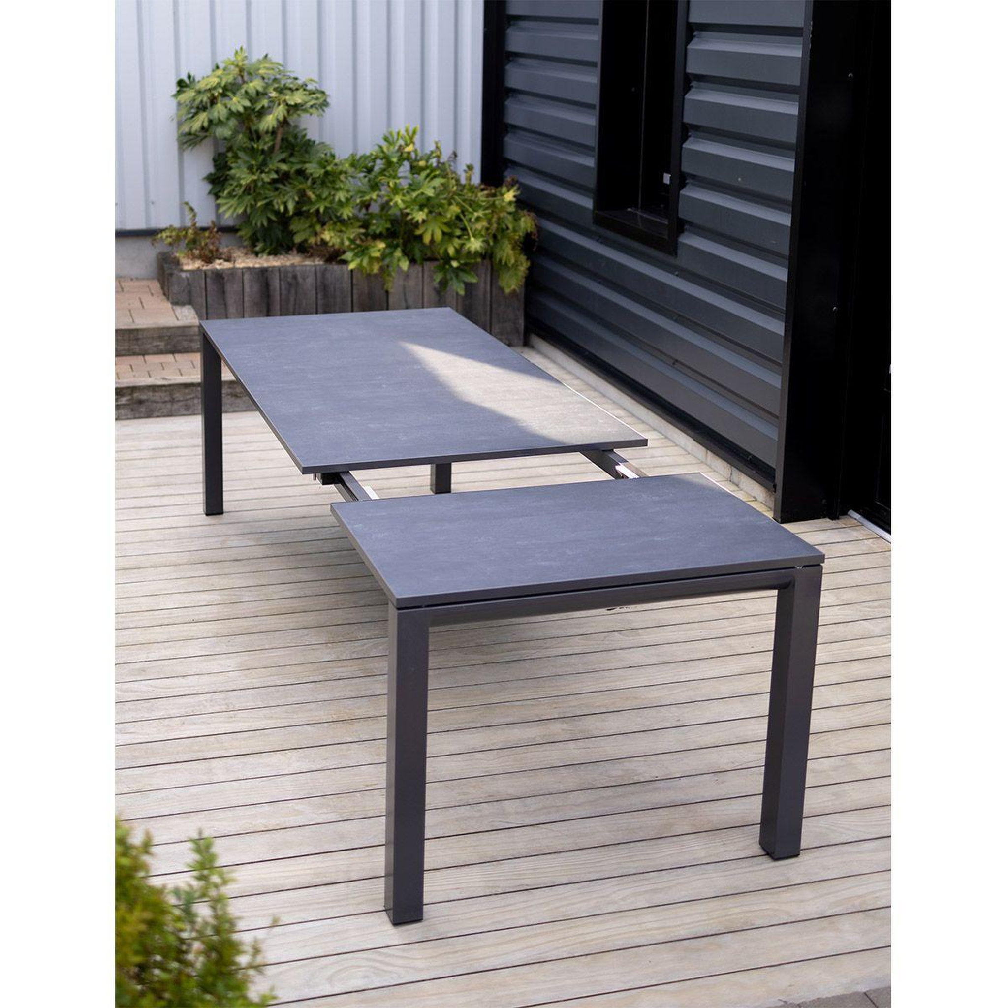Voir la diapositive 4 : Paris Prix Table de jardin extensible  sico  180-240cm gris