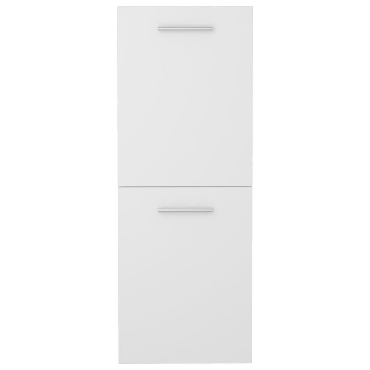 VIDAXL Armoire de salle de bain Blanc 30x30x80 cm Bois d'ingenierie