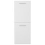 Voir la diapositive 3 : VIDAXL Armoire de salle de bain Blanc 30x30x80 cm Bois d'ingenierie