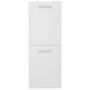 Voir la diapositive 3 : VIDAXL Armoire de salle de bain Blanc 30x30x80 cm Bois d'ingenierie