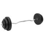 Voir la diapositive 3 : VIDAXL Ensemble d'halteres et de barres avec plaques 60 kg