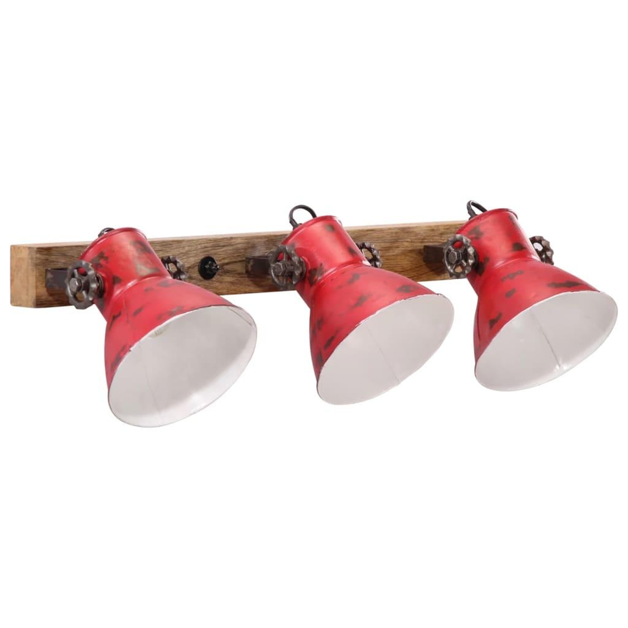 Voir la diapositive 2 : VIDAXL Lampe murale 25 W rouge delave 65x25 cm E27
