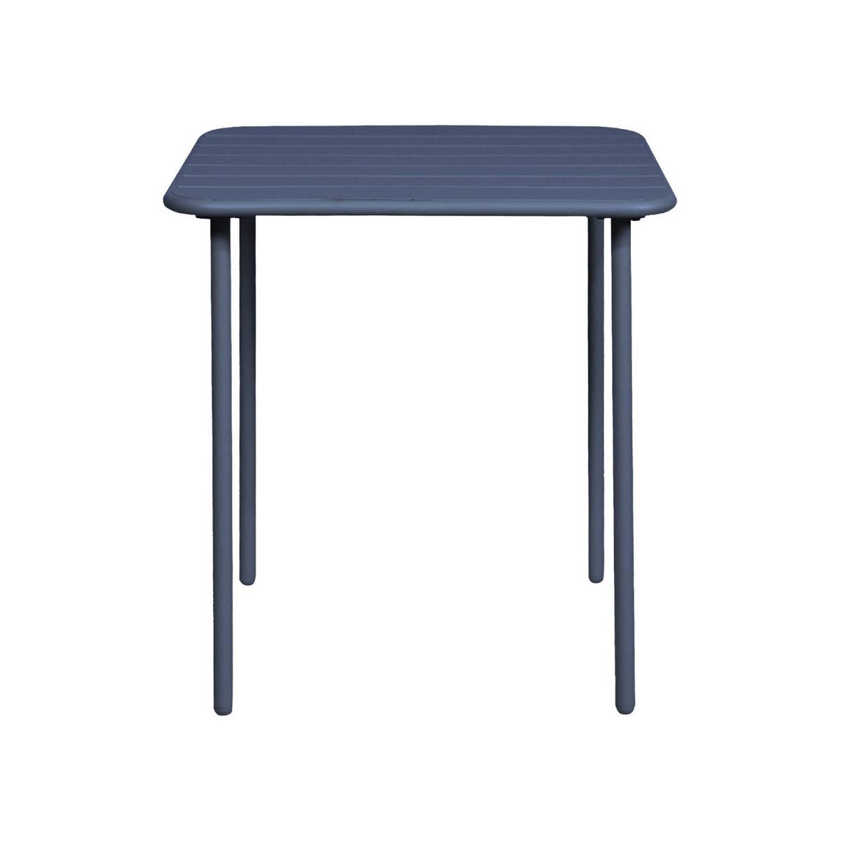 SWEEEK Table de jardin métal 2 places, Amelia 70 x 70cm