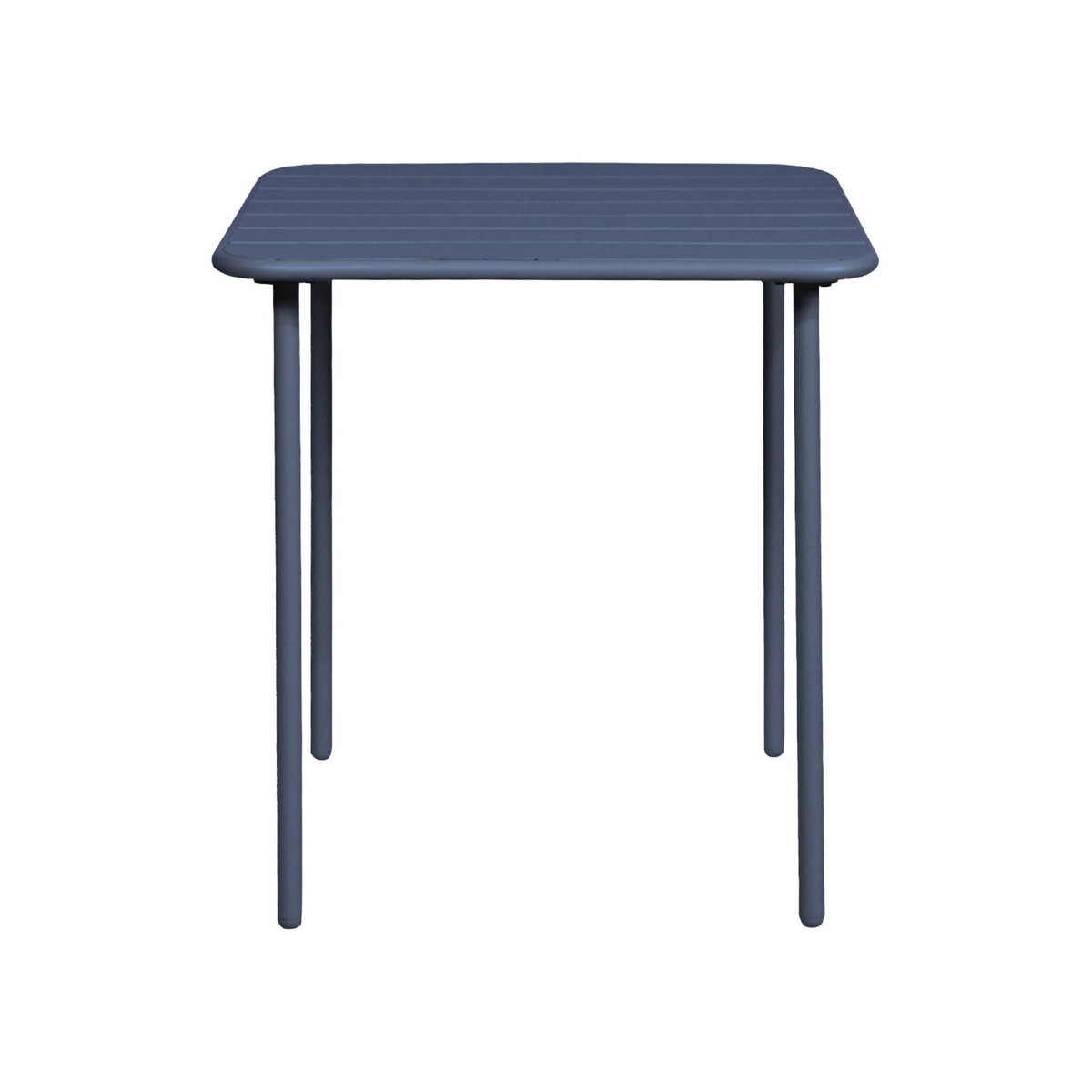 SWEEEK Table de jardin métal 2 places, Amelia 70 x 70cm