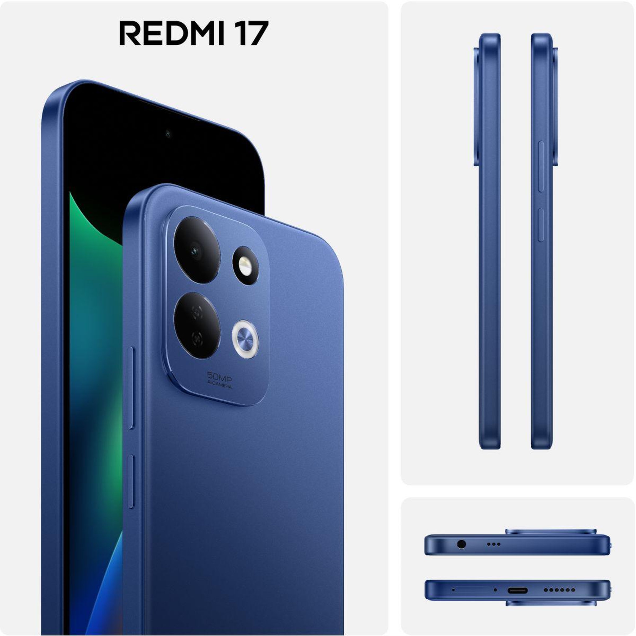 Voir la diapositive 2 : XIAOMI Smartphone Redmi 17 128Go Bleu 4G