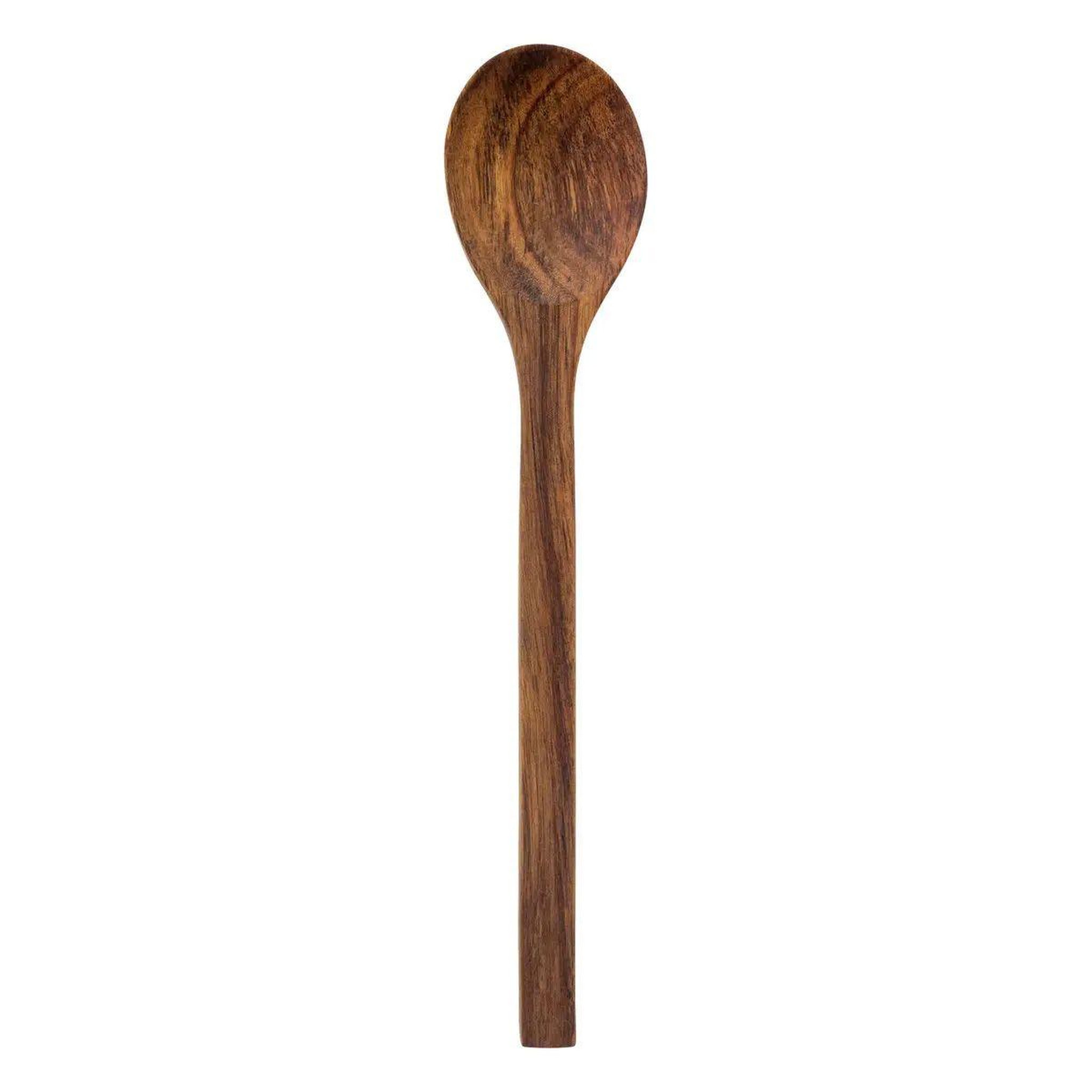 Voir la diapositive 3 : SECRET DE GOURMET Couverts à salade  acacia  30cm marron