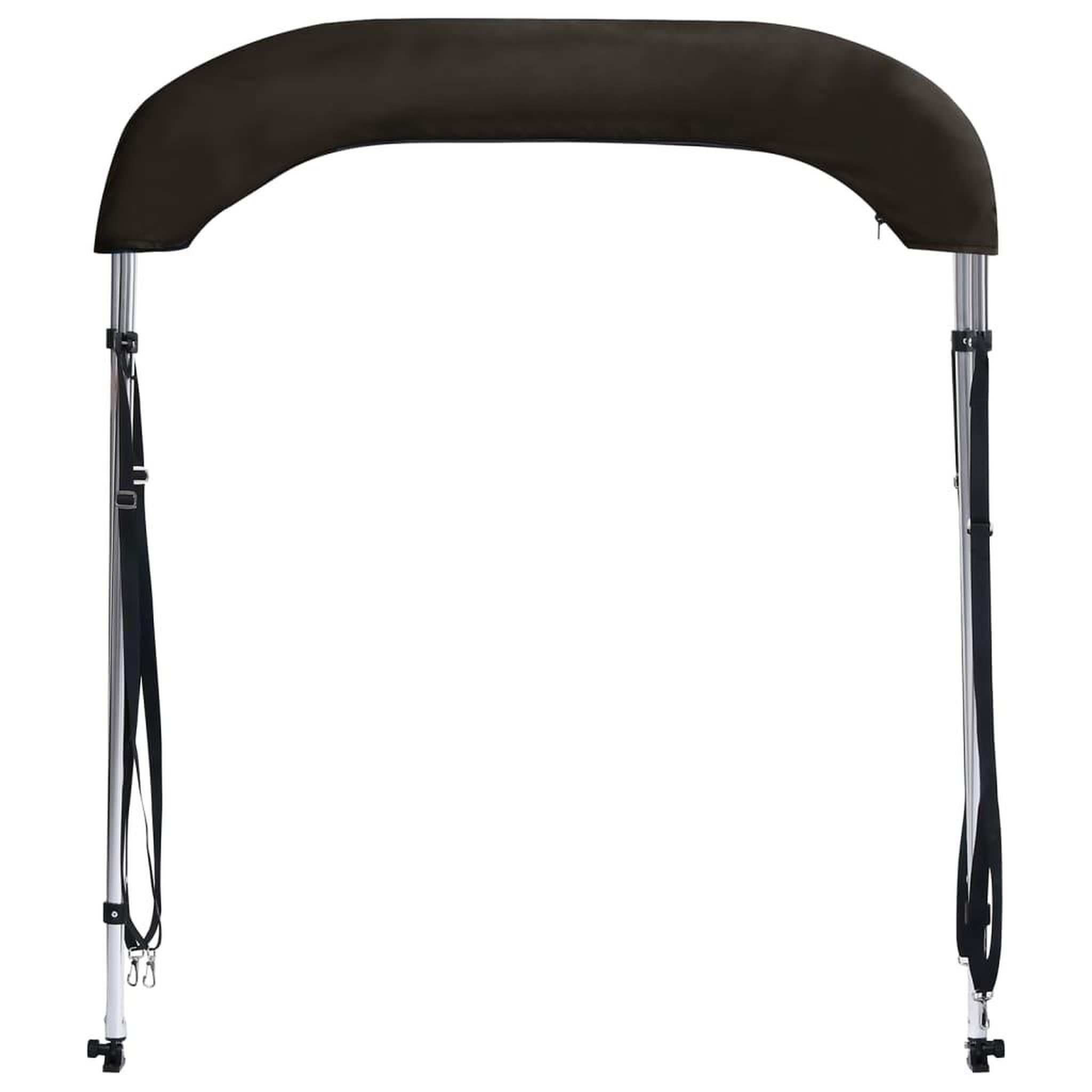 Voir la diapositive 4 : VIDAXL Auvent bimini a 2 arceaux noir 180x150x110 cm