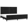 Voir la diapositive 2 : VIDAXL Cadre de lit sans matelas noir 200x200 cm velours