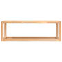 Voir la diapositive 3 : VIDAXL Porte-serviette 60x20x20 cm Bois massif de noyer